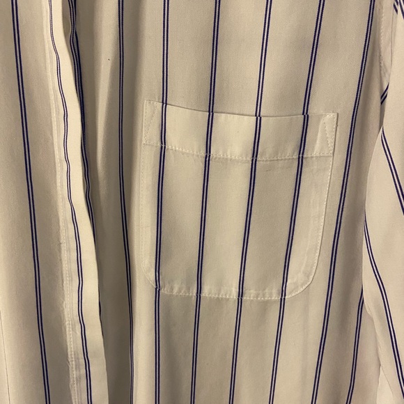 Rails: Hayden Button Down Shirt (White&Blue) - Picture 13 of 14